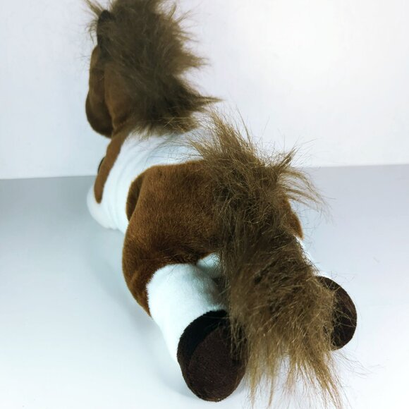 Aurora Flopsie Tola Brown Pinto Horse Plush Animal 12-Inches - Picture 3 of 5